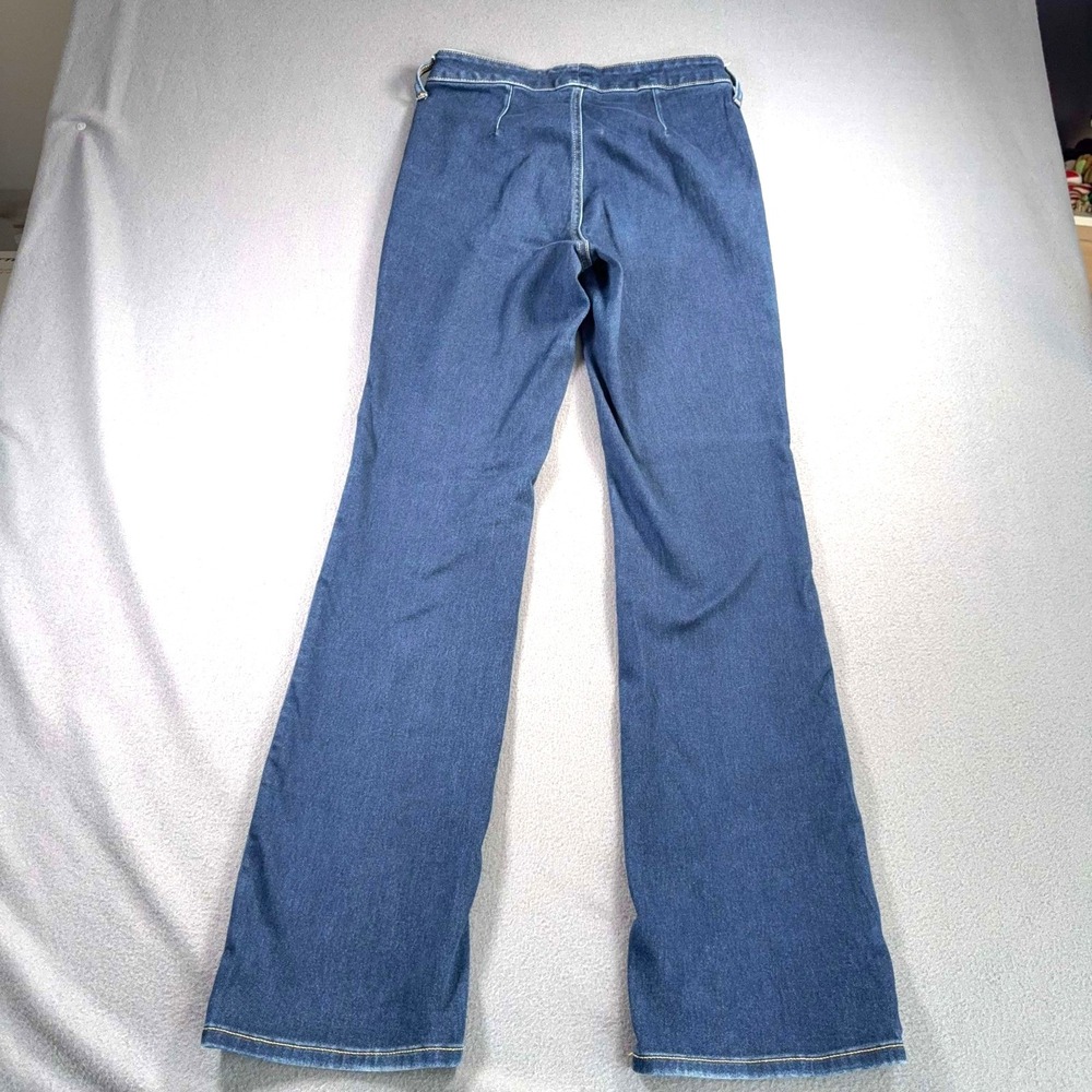Universal Thread Bootcut Jeans Womens 8/29R Dark Wash Y2K 30x33 Denim Flare - Picture 2 of 10